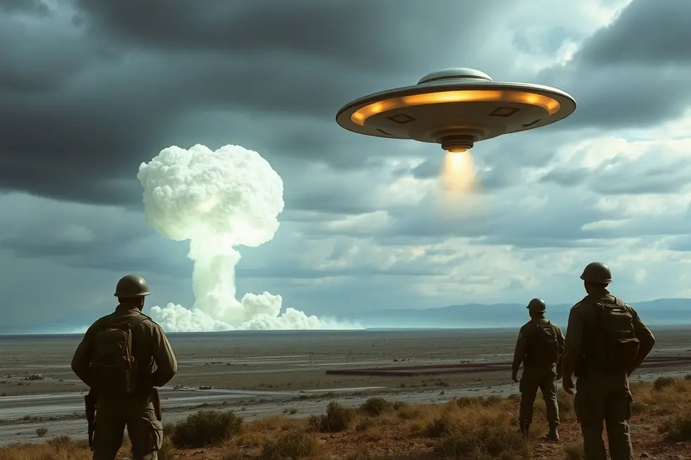 Contexto Histórico dos Testes Nucleares e a Presença OVNI