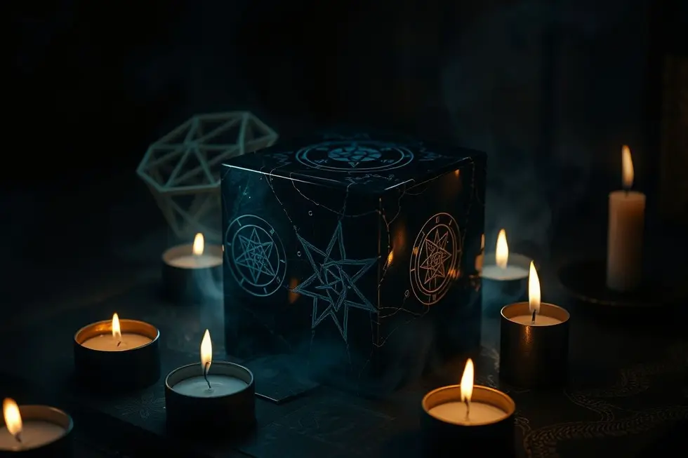 Simbolismo e Energia do Cubo Preto nas Práticas Espirituais