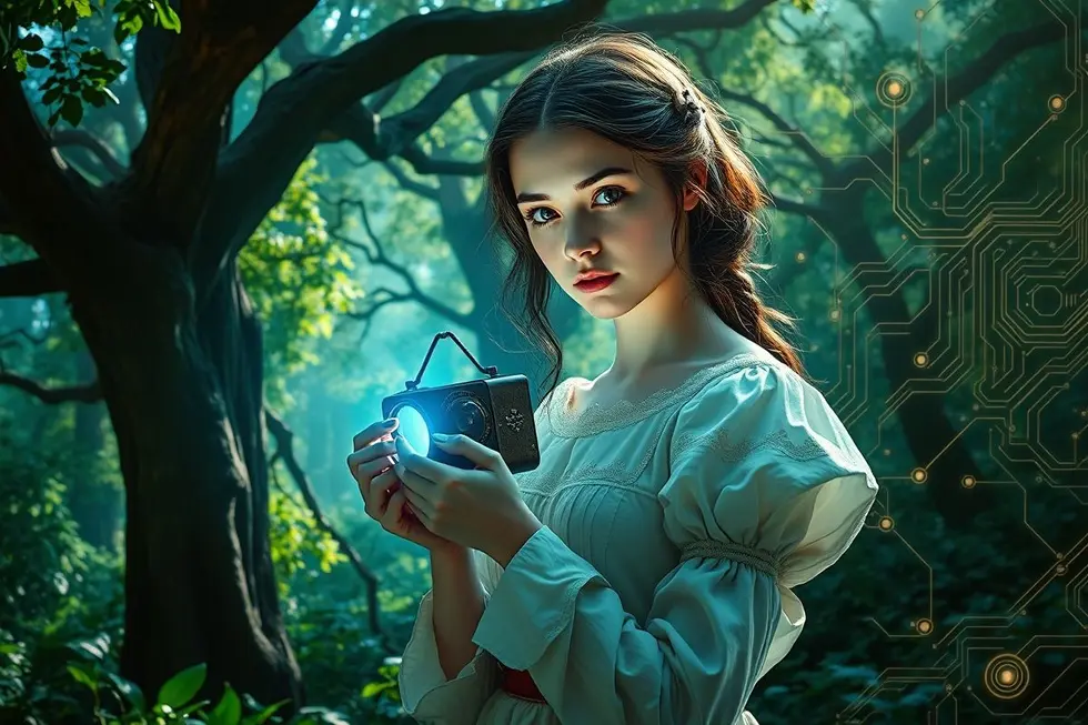 Entre Conto e Tecnologia A Fascinante Intersecção entre Branca de Neve e a Mãe do Wi-Fi