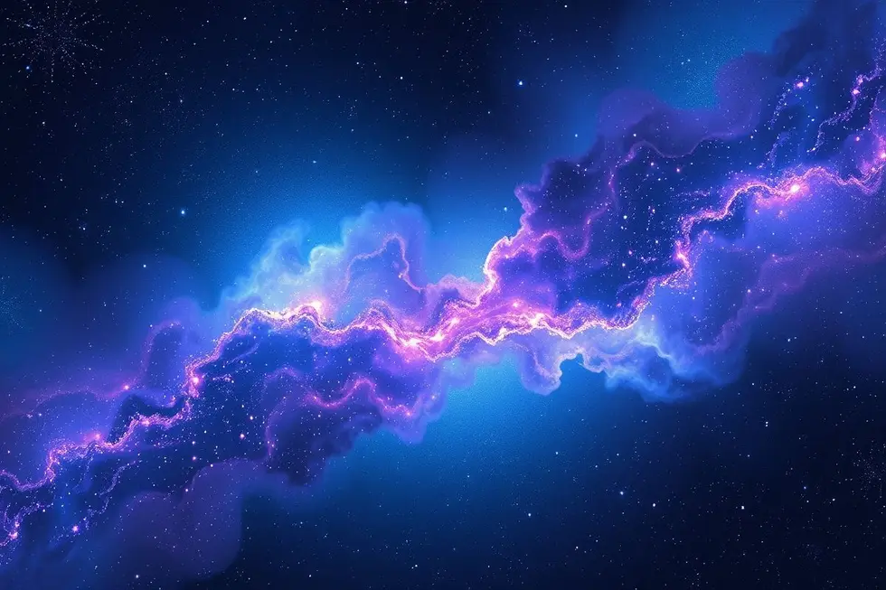 Representação artística do universo.
