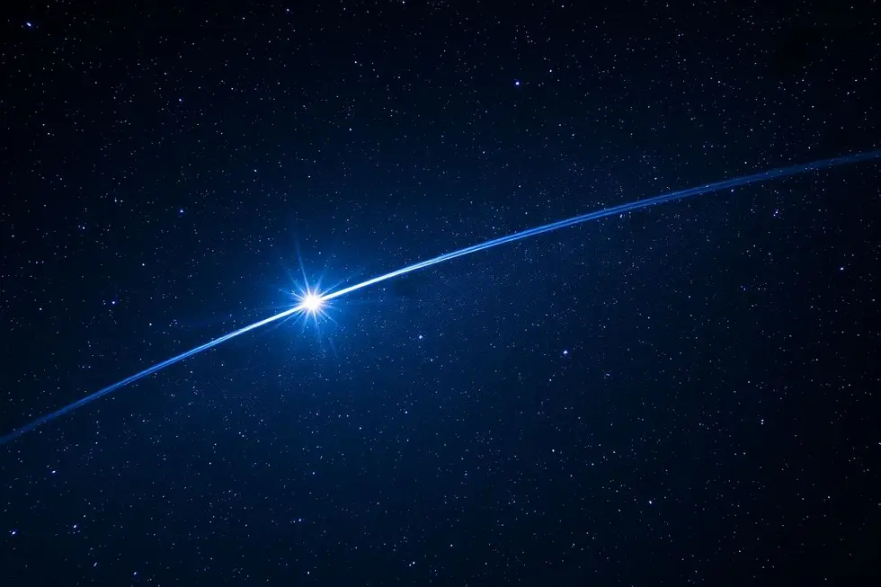 Céu noturno repleto de estrelas refletindo a busca por vida extraterrestre.