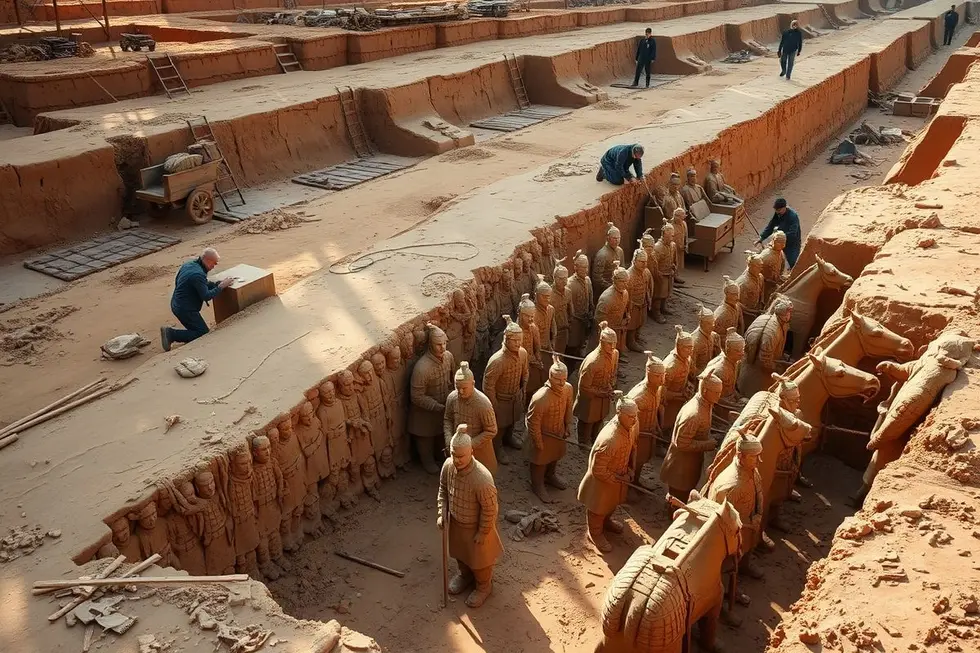 Os Guerreiros de Terracota: Mistérios e Segredos do Exército Enterrado da China 2 A Descoberta Arqueológica
