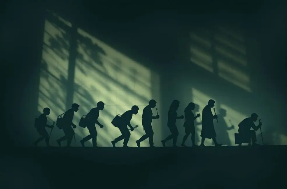 Uma visualização da evolução da medicina ao longo da história.