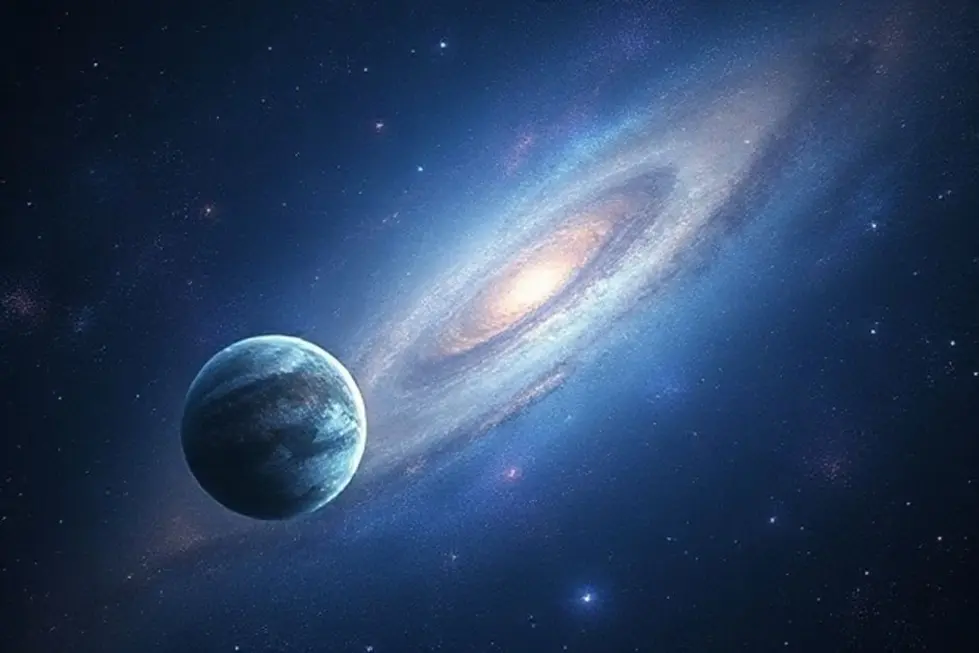Representação de uma busca cósmica por vida extraterrestre.