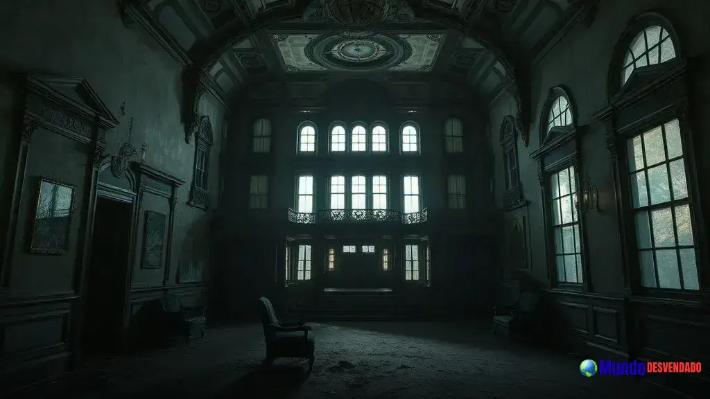 Mansão abandonada: uma exploração cheia de mistério e atividade paranormal